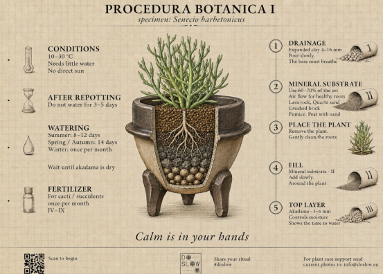 DOSLOW — Senecio  | Bohemian handmade ceramic - Ritual Set (PROCEDURA 02)