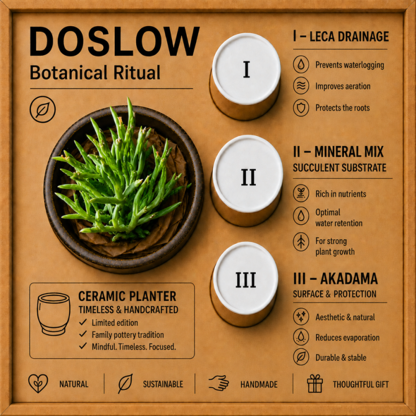 DOSLOW — Senecio  | Bohemian handmade ceramic - Ritual Set (PROCEDURA 02)