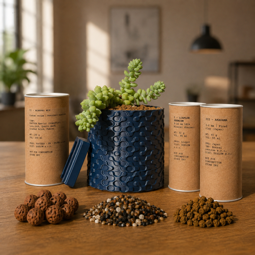 DOSLOW — Sedum burrito | MODULAR WALL PLANTER - Ritual Set (PROCEDURA 03)