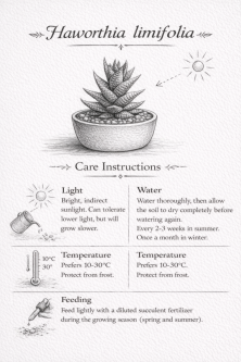 Haworthia limifolia